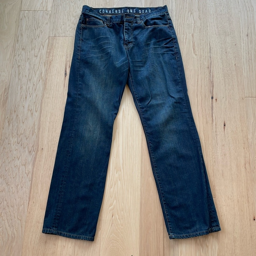 Converse One Star Greenwich Straight Men's Jeans 34 X 32
